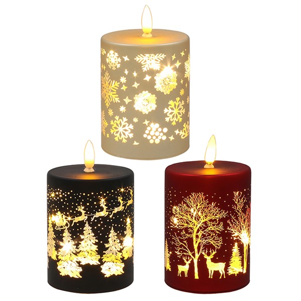 Bright Xmas LED Candle Tall