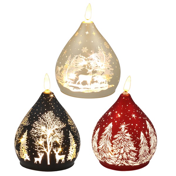Bright Xmas LED Candle Teardrop