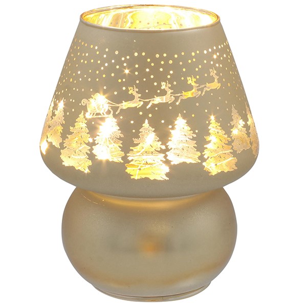 Bright Xmas LED Lamp Gold
