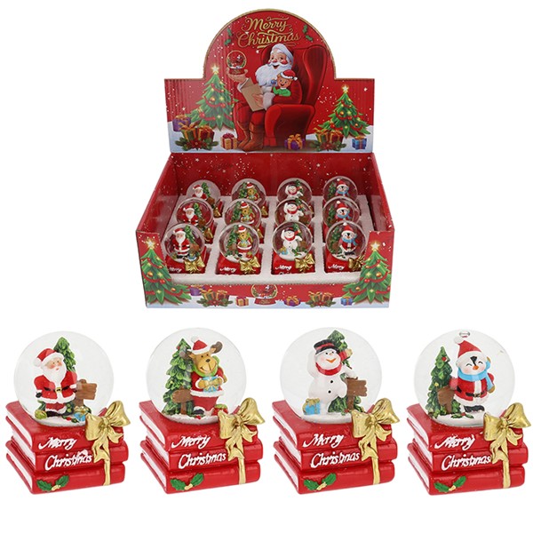 Xmas Books Base Waterball Small