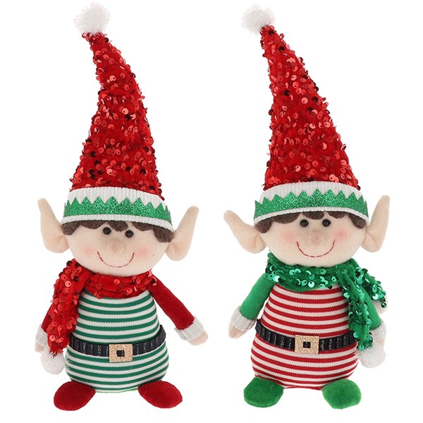 Xmas Cuties Sequin Elf large