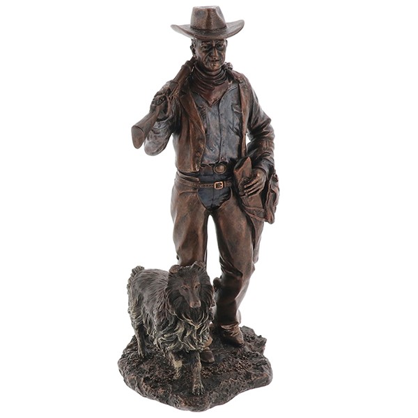 Bronze Screen Legend Cowboy/Dog