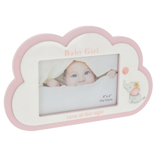 Baby Girl Cloud Frame