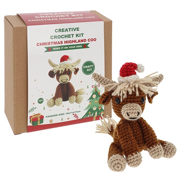 Creative Crochet Xmas Highland Coo