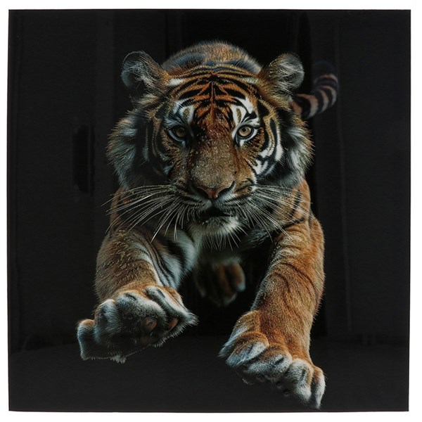 High Definition Art Leaping Tiger