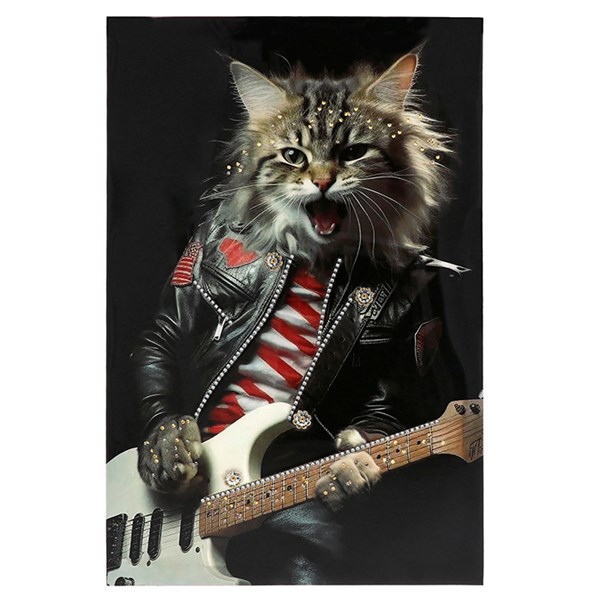 High Definition Art Rockstar Kitty