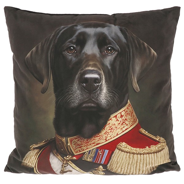 Top Dog Cushion Black Labrador