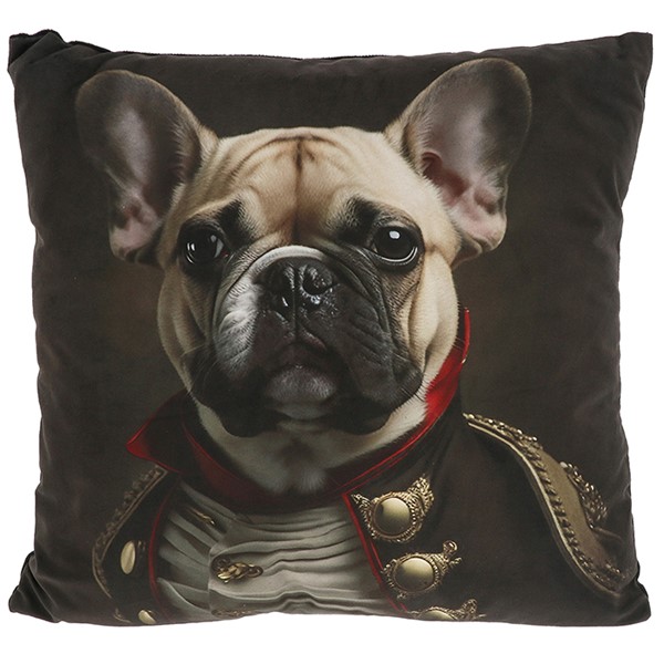 Top Dog Cushion Tan Frenchie