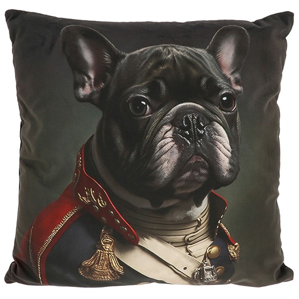 Top Dog Cushion Black Frenchie
