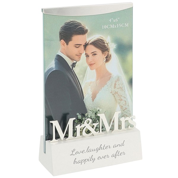 Silver Memories Frame Mr & Mrs