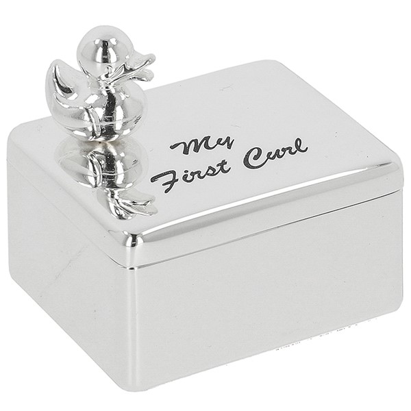 Duck Silver Plated First Curl Box