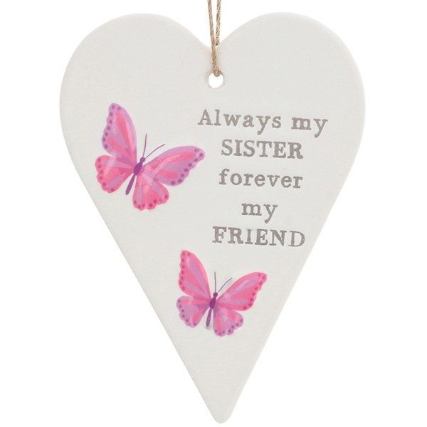 Daisyfield Hanging Heart Sister