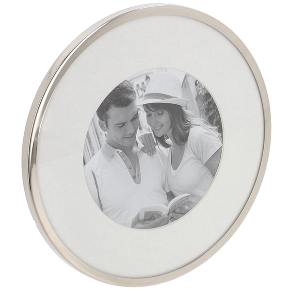 Silver Curve Round Round Frame 4x4