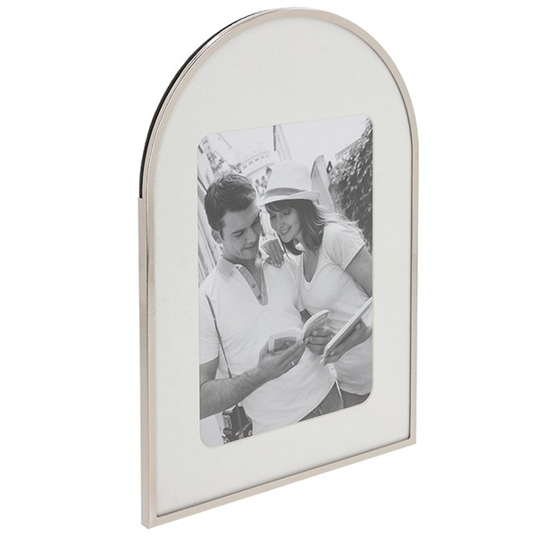 Silver Curve Arch Frame 5x7