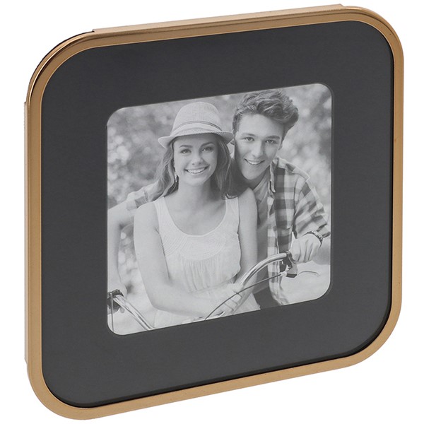 Gold Curve Square Frame 4x4