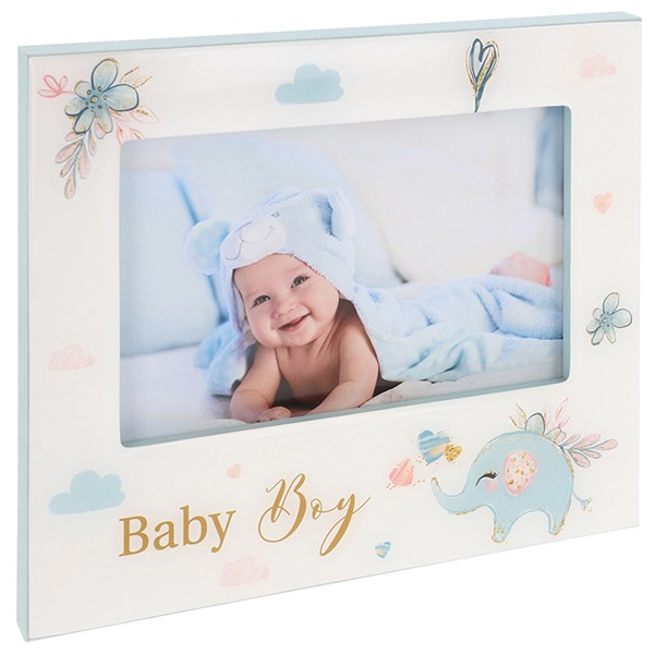Elephant Baby Boy Frame 4x6