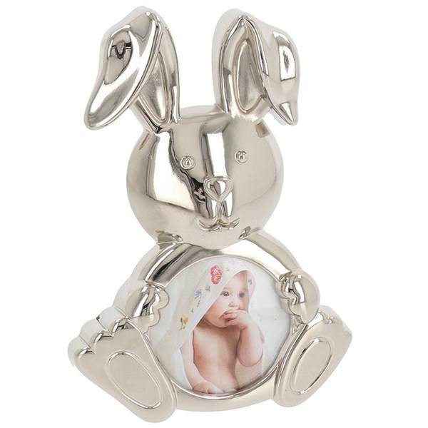 Silver Baby Bunny Frame