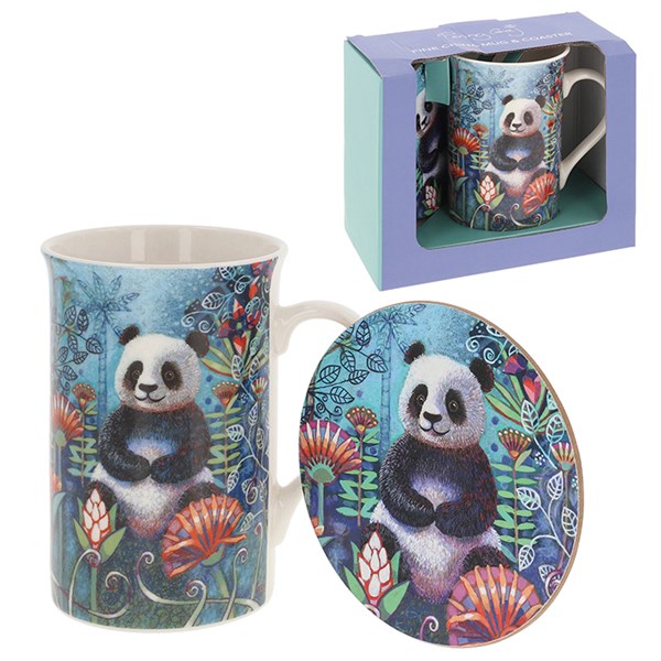Penny Gaj Panda Mug & Coaster