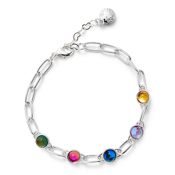 Glam Rox Stylish Silver Plated Bracelet
