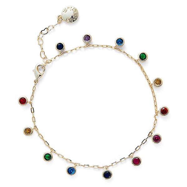 Glam Rox Modern Droplets Gold Plated Bracelet