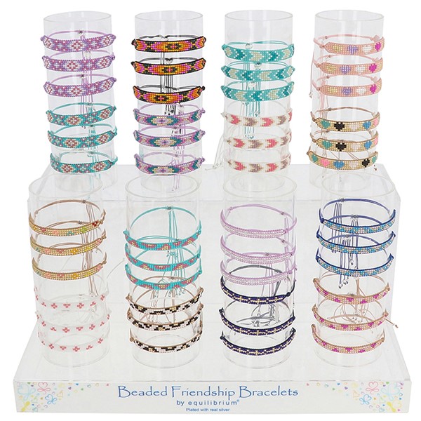 Beaded Friendship Bracelet CDU 48+1 FOC