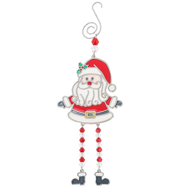 Xmas Dangly Leg Decoration Santa