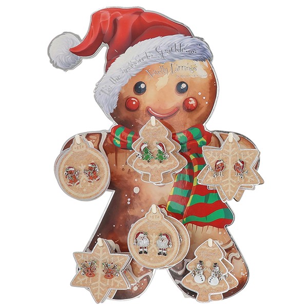 Xmas Moving Earrings 36 + 1 FOC