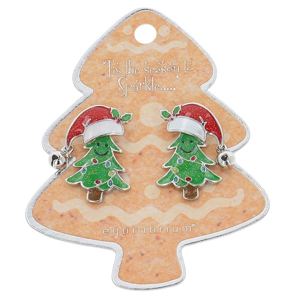 Xmas Moving Earrings Tree