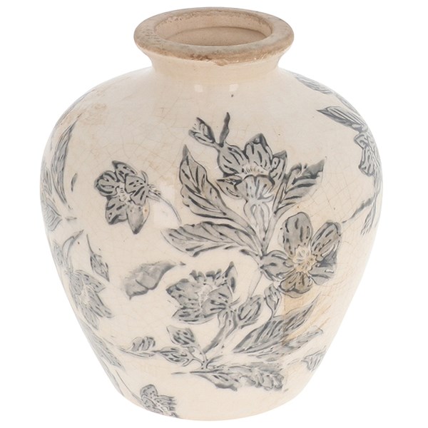 Misty Garden Plum Vase Small