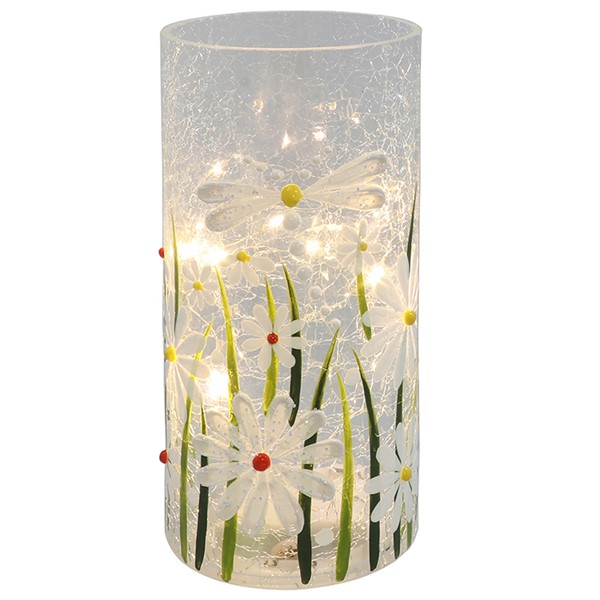 Crackle Daisies LED Tube
