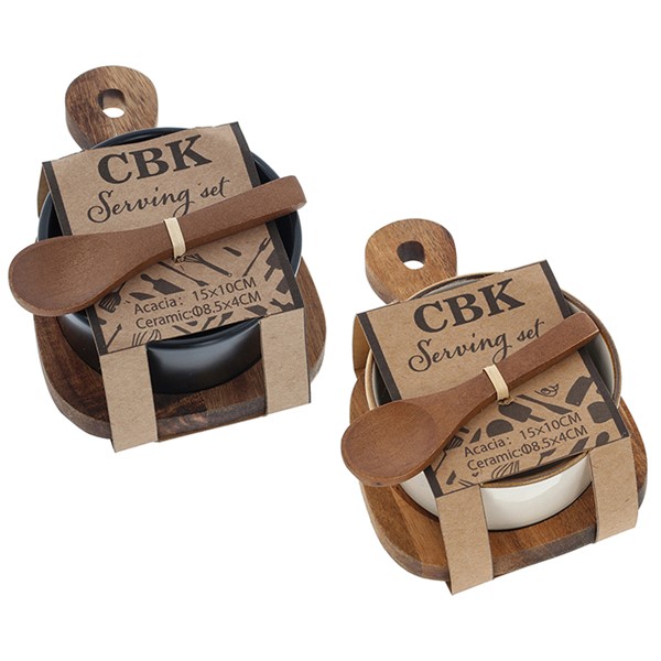 Acacia Tapas Serving Set Single