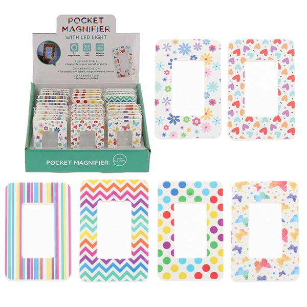 LED Pocket Magnifier Oblong