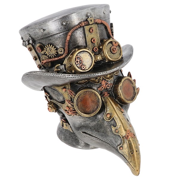 Steampunk Plague Skull