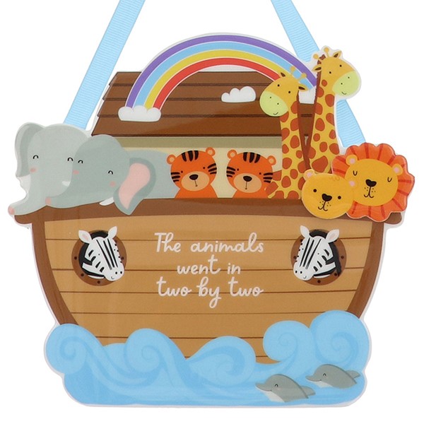 Noahs Ark Hanging Plaque
