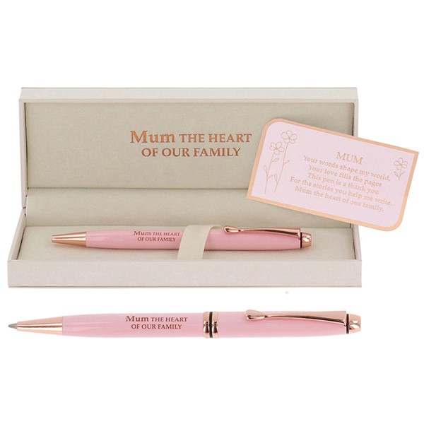 Bridgewater Mum Heart of Our Family Sentiment Pen