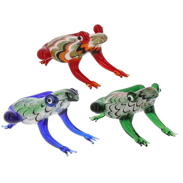 Glass Craft Colourful Frog