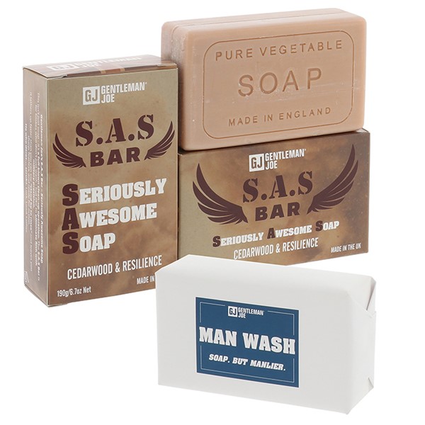 Man Wash Soap Original SAS (Seriously Awesome Soap) Cedarwood & Resilience