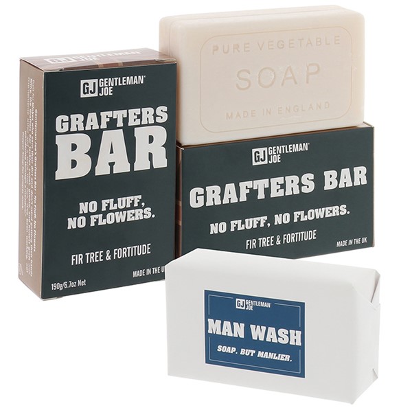 Man Wash Soap Classic Grafters Bar No Fluff No Flowers. Fir Tree & Fortitude