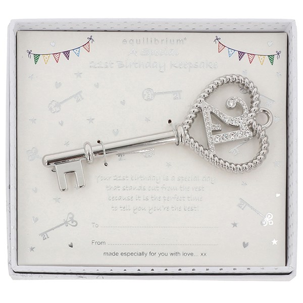 Rope Effect Heart Large 21st Key