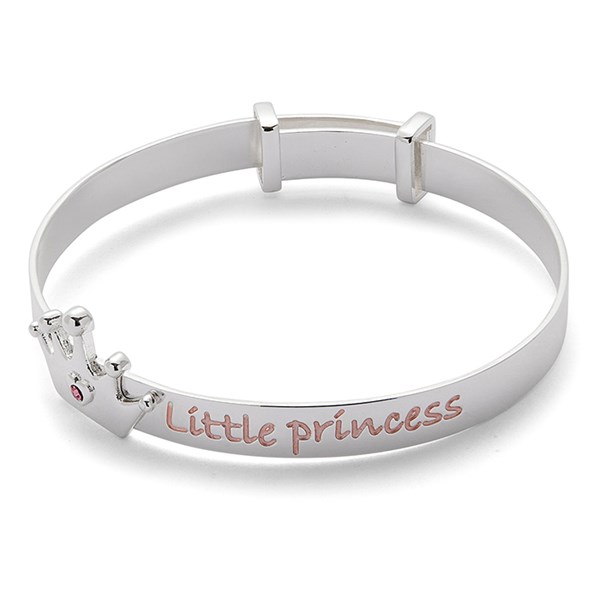 Little Princess Silver Plated Baby Bangle