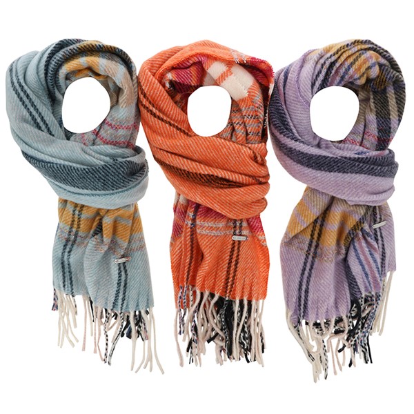 Cosy Checks/Foil Flecks Scarf