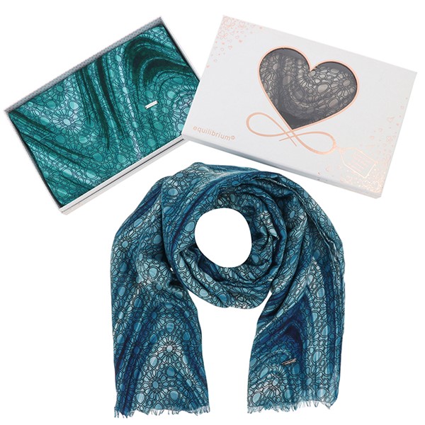 Modern Waves Boxed Scarf
