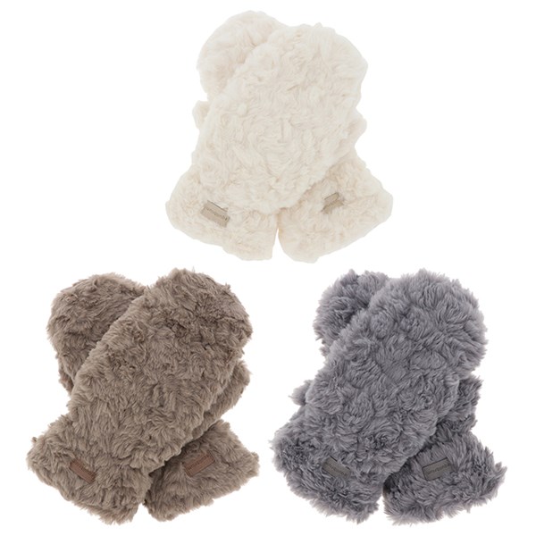 Luxury Faux Curly Fur Mittens