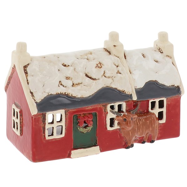 Village Pottery Croft House Coo Xmas