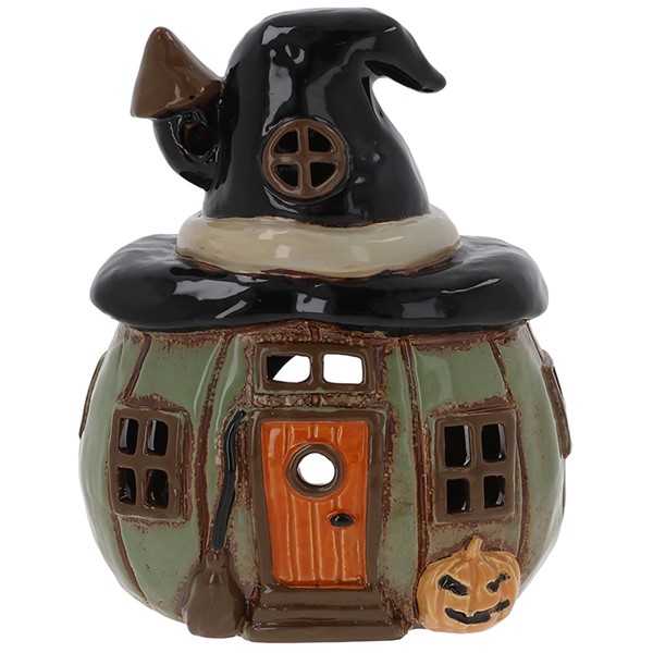 Village Pottery Witches Cauldron Tealight