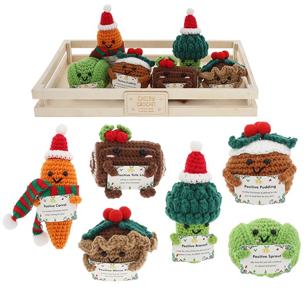 Xmas Cheery Crochet Food