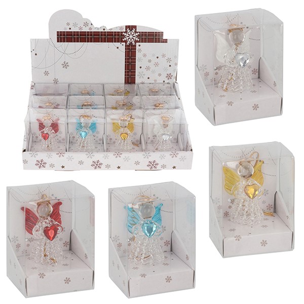 Xmas Glass Angels In CDU
