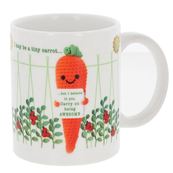 Cheery Crochet Carrot Mug