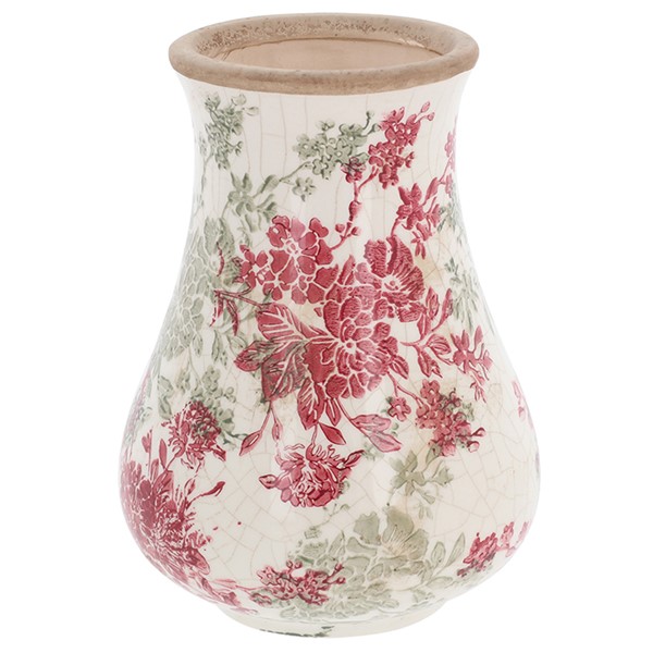 Misty Pink Garden Bouquet Vase