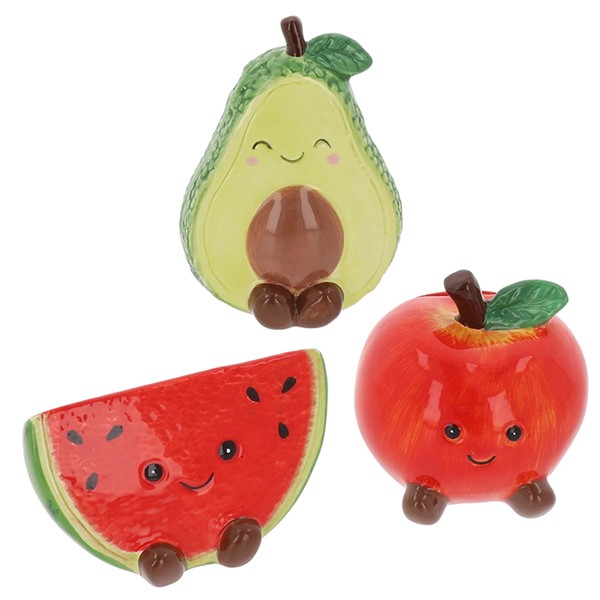 Fruity Fun Money Box Mini Avocado/Melon/Apple
